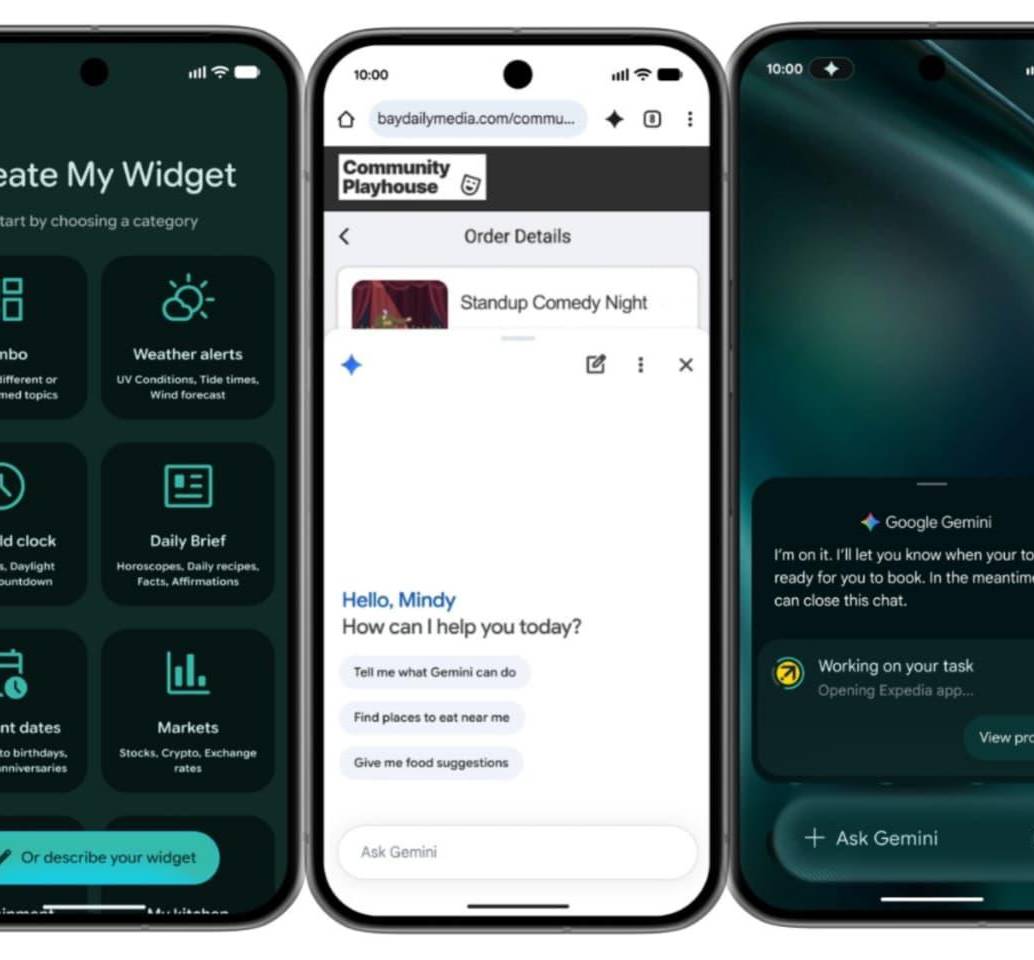 Esta actualización de Google automatiza tareas en varias apps. Llega primero a los Samsung Galaxy y Google Pixel. FOTO cortesía Google