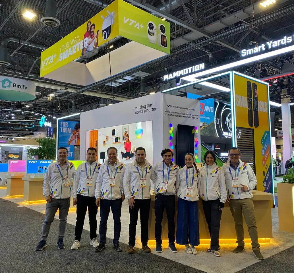 VTA+ participó en el CES 2026 con un ecosistema de seguridad, domótica y energía diseñado para hogares reales y controlado desde una sola aplicación. FOTO cortesía VTA