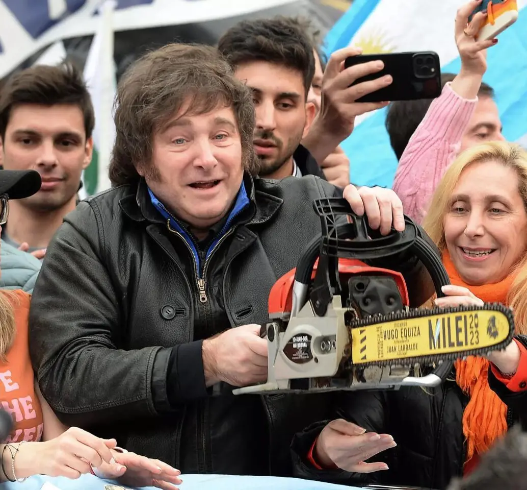 Javier Milei, presidente de Argentina. FOTO: Getty.