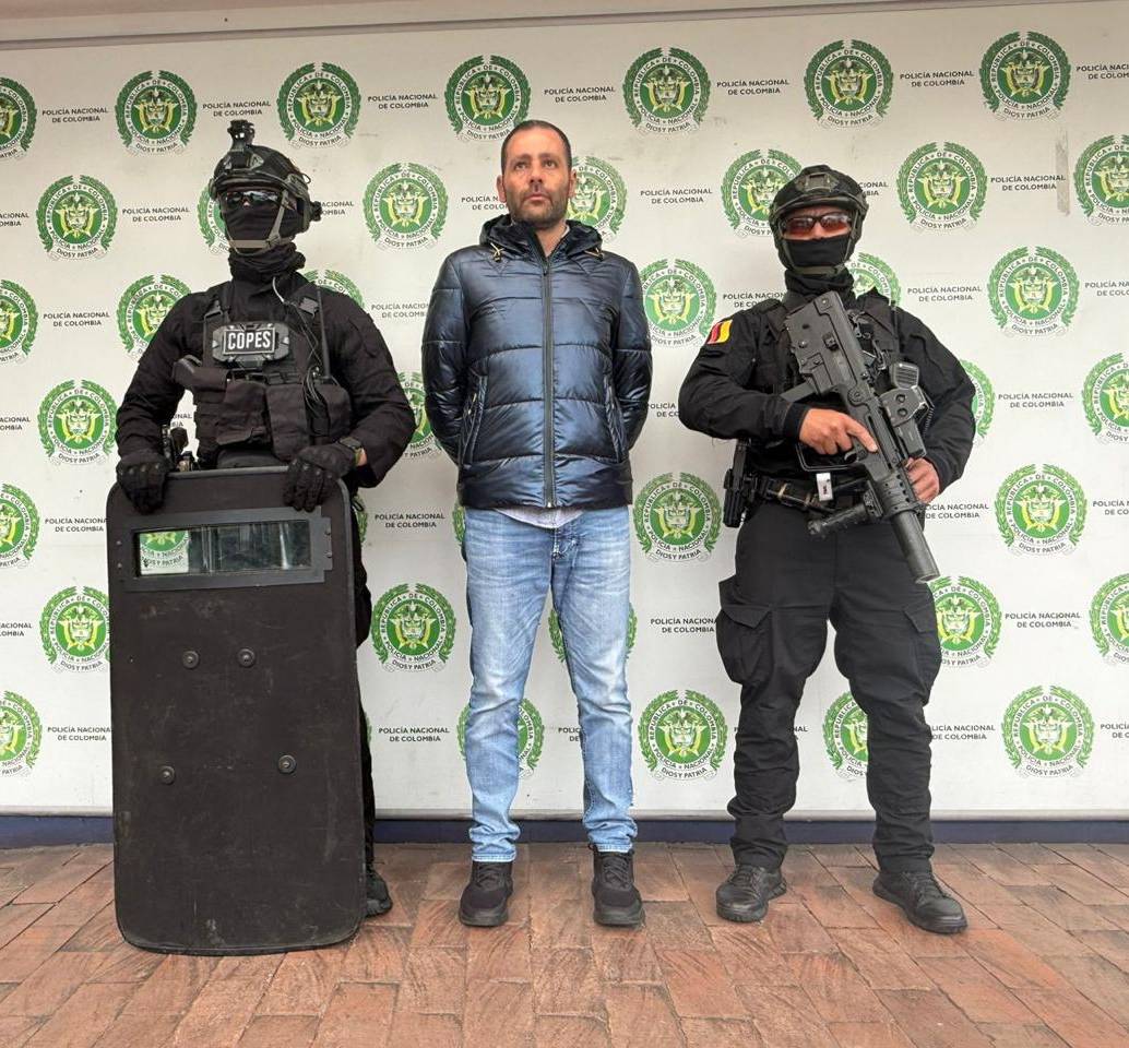 La operación para detener a Giuseppe Palermo, alias Peppe, fue realizada por la Policía Nacional en coordinación con Europol y las autoridades del Reino Unido e Italia. FOTO: Policía