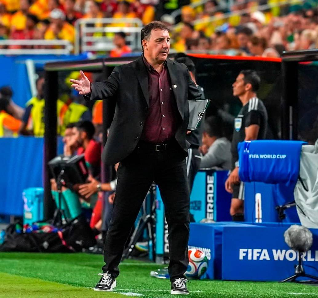 Néstor Lorenzo durante el encuentro de Colombia frente a Portugal. FOTO JUAN ANTONIO SÁNCHEZ