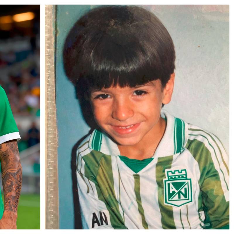 Cristian Arango ha tenido el sueño desde niño de vestir la camiseta de Nacional. FOTOS TOMADAS DE X