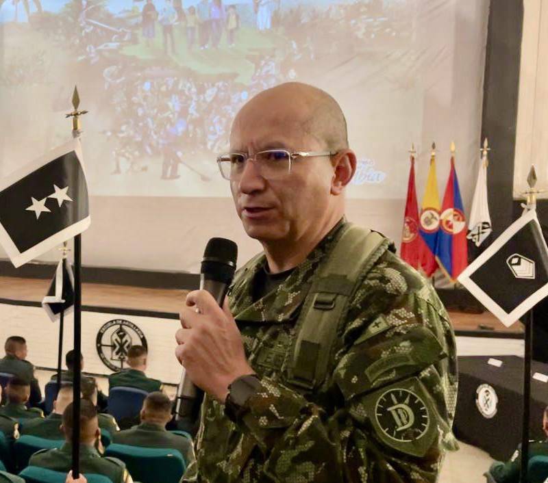 Jorge Ricardo Hernández inició su carrera militar en el 2002. FOTO: EJÉRCITO NACIONAL