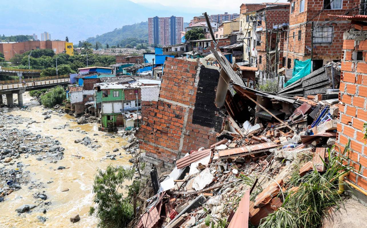 Medellín es uno de los municipios que declaró calamidad pública por las lluvias Foto: Jaime Pérez
