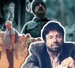 El eternauta y Estado de fuga, arriba. Abajo, Sirat y Un poeta; series y películas nominadas este año a los Premios Platino. FOTOS Cortesía