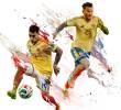 Gustavo Puerta (14) volverá a ser el motor de Colombia en el medio frente a Suiza. Luis Suárez (25) seguramente será titular. <span class=mln_uppercase_mln>FOTO</span><b><span class=mln_uppercase_mln> Juan antonio sánchez</span></b>