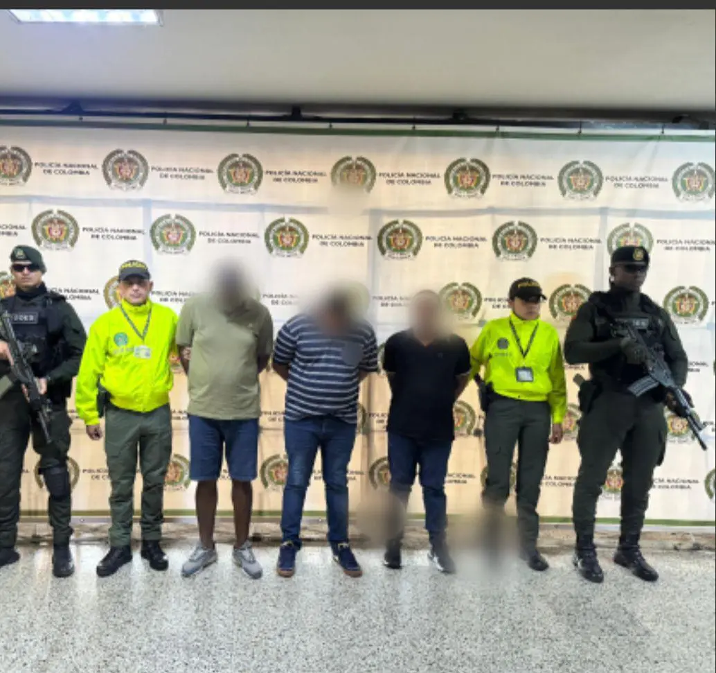 Tres de los cuatro detenidos en la operación Renacer fueron capturados en Medellín. FOTO: Cortesía