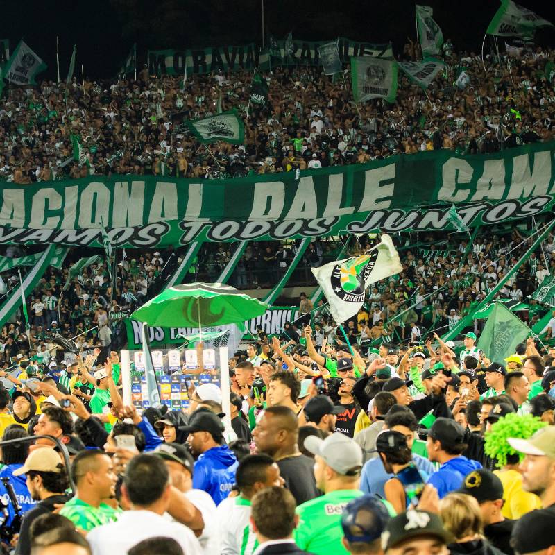 Atlético Nacional, uno de los equipos más seguidos en Colombia. Foto: Andrés Camilo Suárez Echeverry.