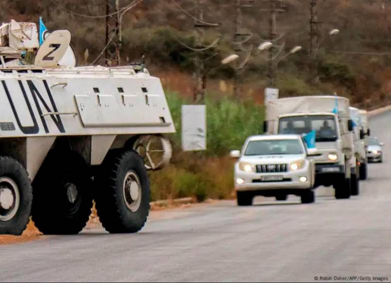 La presencia de los “cascos azules” en el sur de Líbano, busca garantizar la seguridad en el territorio. Foto: AFP