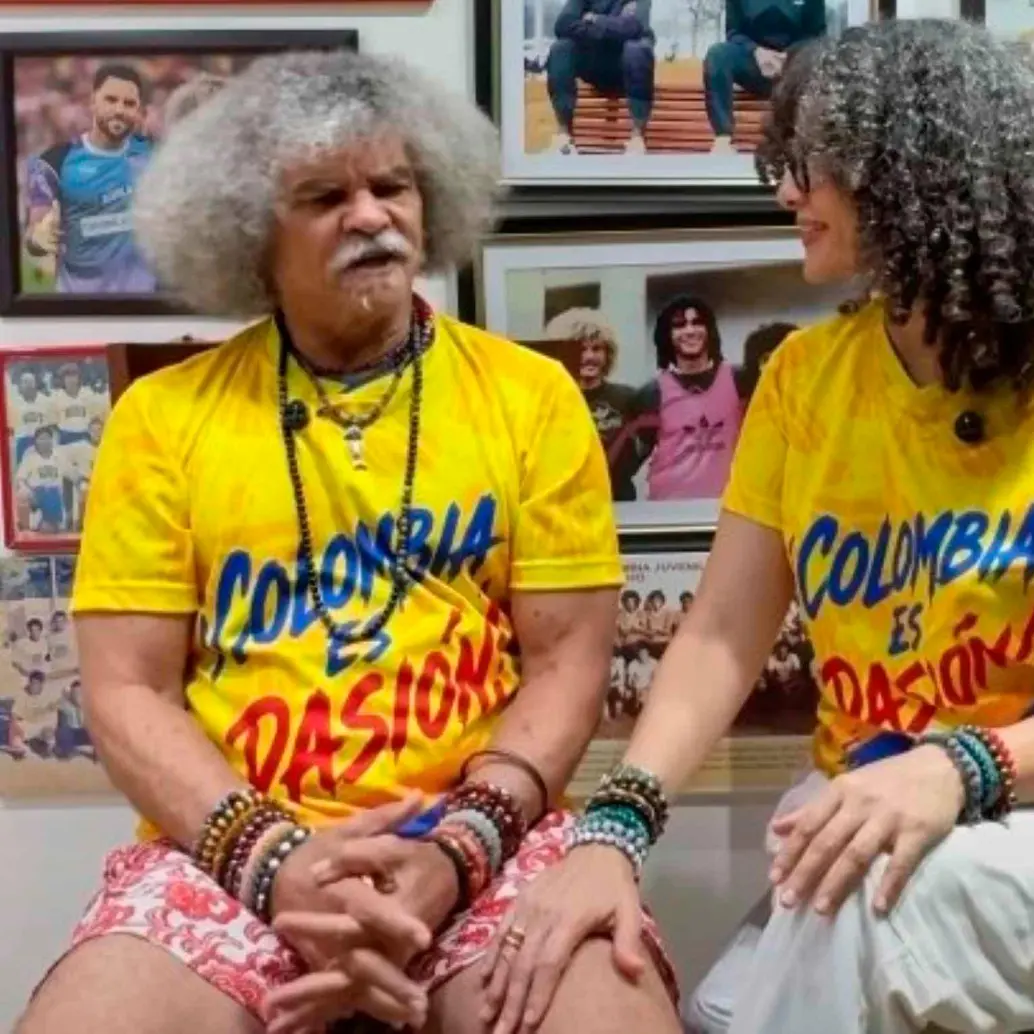 Carlos El Pibe Valderrama un referente del fútbol colombiano, habló sobre la participación de Colombia en el Mundial y lo que le faltó a los dirigidos por Néstor Lorenzo en Norteamérica. FOTO PANTALLAZO 