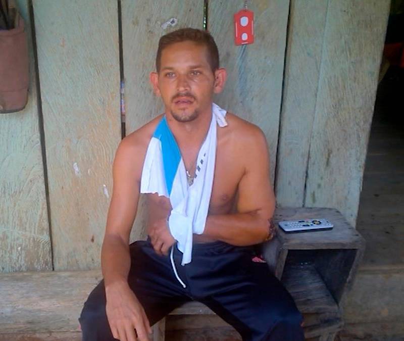 Así lucía Orlando Marín Gómez (“Horqueta”) al momento de su captura en Amalfi, Antioquia, en 2016. FOTO: CORTESÍA DE POLICÍA.