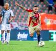 El futbolista samario Jarlan Barrera, uno de los refuerzos del Medellín para el segundo semestre del año, suma un gol. Lo anotó en el duelo contra Junior, por la fecha 12 de la Liga Betplay. <span class=mln_uppercase_mln>FOTO</span> <b><span class=mln_uppercase_mln>Juan Antonio Sánchez</span></b>