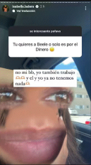 “Ya no tenemos nada”: Isabella Ladera sobre su polémica relación con Beéle