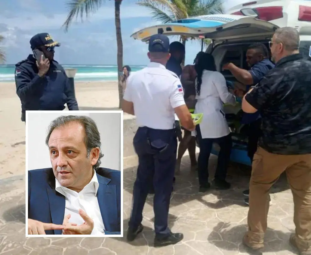 Esta fue la atención que hicieron los organismos de socorro de Punta Cana, República Dominicana, a Hugo Alberto Zuluaga Quintero, fundador de Quipux. Pese a los esfuerzos no pudieron salvarle la vida. FOTOS: <b>CORTESÍA</b>