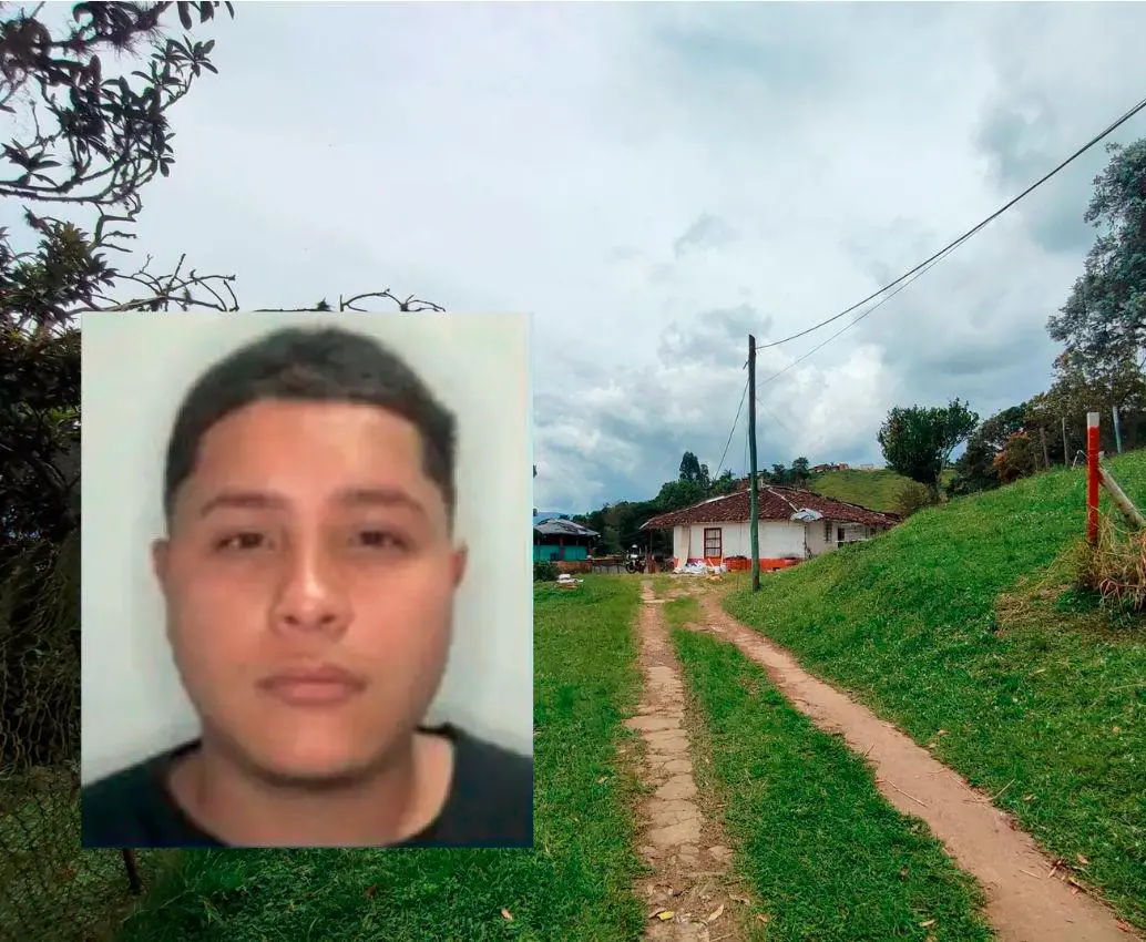 Darwin Stiven Arango Aguirre deberá responder por el homicidio de Amaia Montoya Cardona, de 2 años, ocurrido dentro de esta finca de la vereda El Corazón, corregimiento Altavista. FOTOS: ANDRÉS GARCÍA HERNÁNDEZ Y CORTESÍA