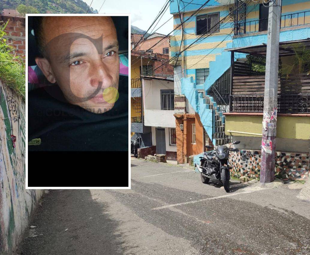 Víctor de Jesús Jaramillo García (detalle), de 45 años, fue el único asesinado del Día de las Madres. Murió por defender a una mamá que estaría siendo agredida por su hijo en el barrio San Pablo, de Medellín. FOTOS: ANDRÉS GARCÍA HERNÁNDEZ Y CORTESÍA