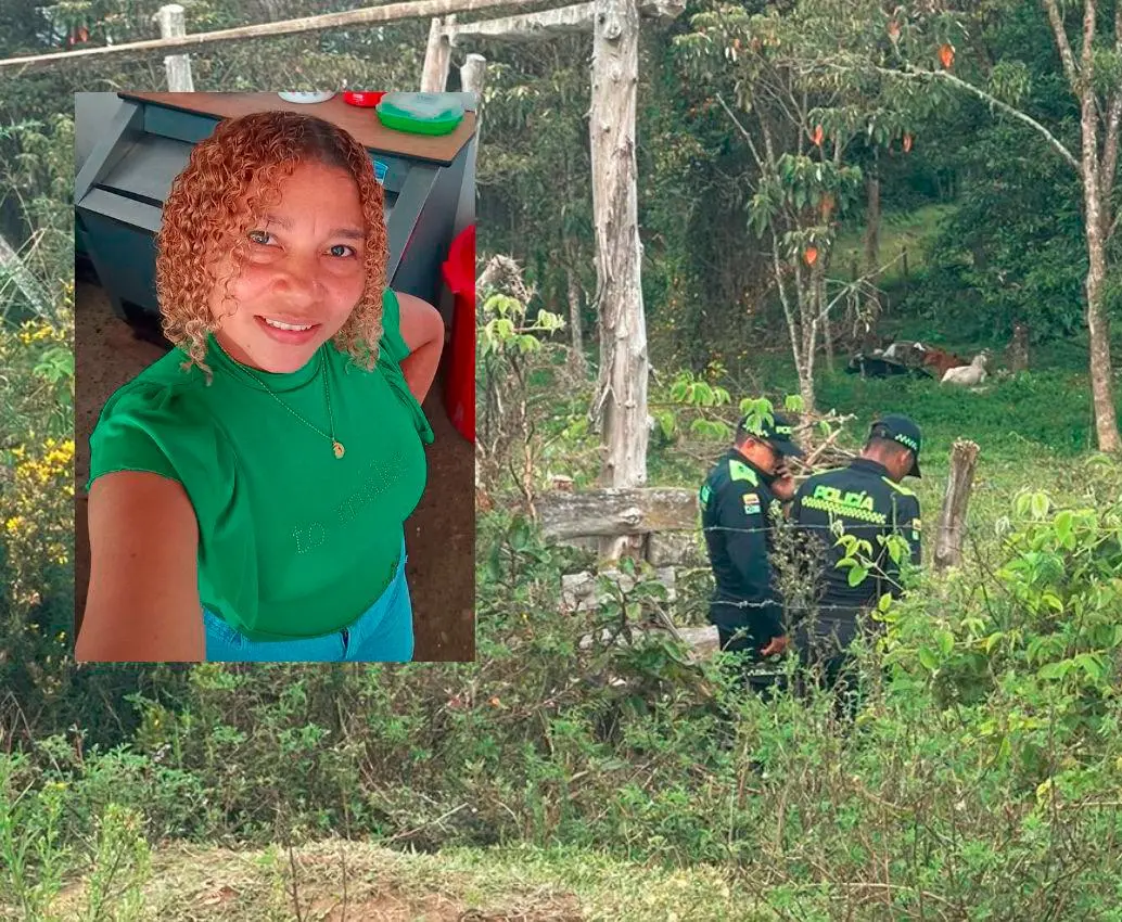 A Milanis Esther Almendrales Medina, de 45 años, la encontraron muerta en un matorral de la vereda Chaparral, de Guarne. FOTOS: CORTESÍA MI ORIENTE