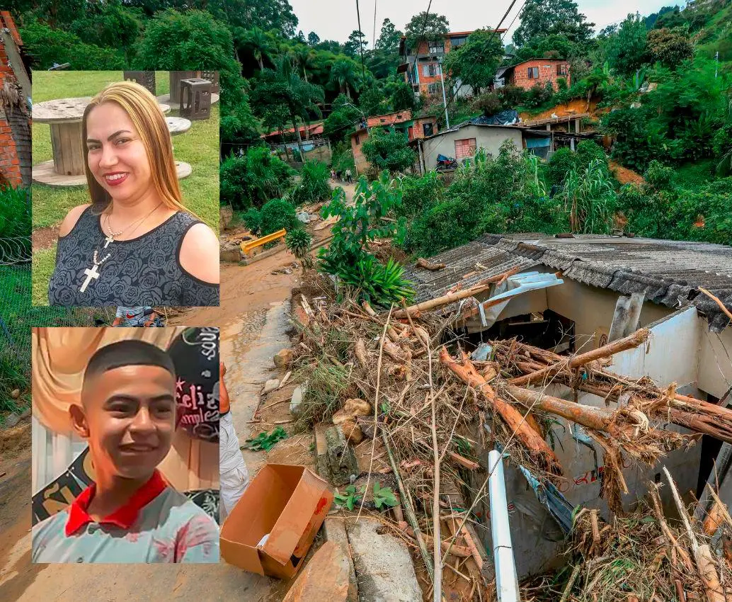 Así quedó la casa de la familia de Yulieth y José Miguel en Altavista. Uno de los cuerpos lo encontraron en el río Medellín, en Barbosa.<b><span class="mln_uppercase_mln"> </span></b>FOTOS<b><span class="mln_uppercase_mln"> ESNEYDER GUTIÉRREZ Y CORTESÍA</span></b>
