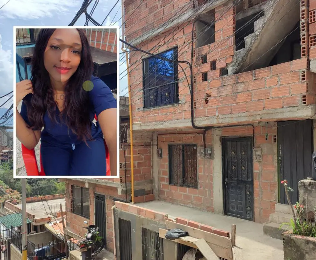 A Yulieth Tatiana Murillo Peña (detalle), de 25 años, la encontraron muerta dentro de la propiedad en el barrio Villa Linda, de Bello. FOTOS: <b>ANDRÉS GARCÍA HERNÁNDEZ Y CORTESÍA</b>