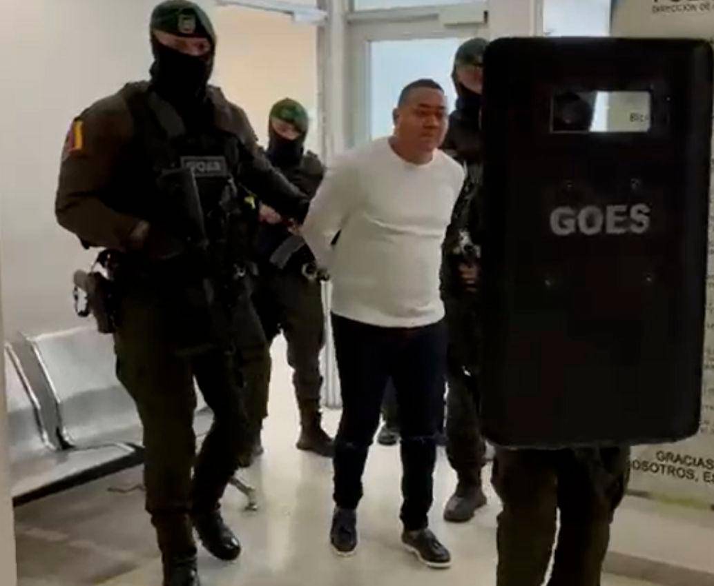 Alias Fede intentó escabullirse de las autoridades con una cédula falsa, pero ahora en Ecuador celebran su captura. FOTO: CORTESÍA POLICÍA
