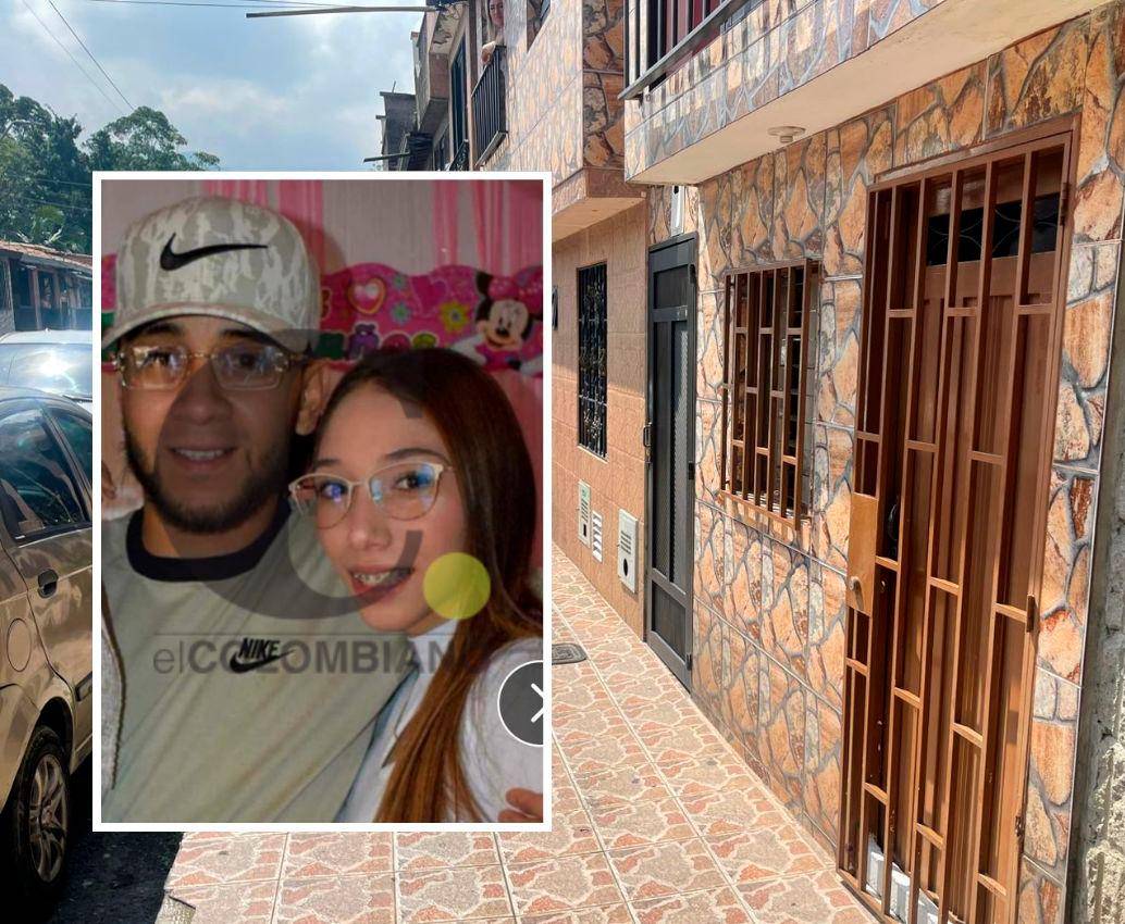 Jeimar Mateo López Serna, de 24 años, y María José González González, de 22, fueron las dos víctimas del incendio dentro de esta vivienda del barrio Santa María La Nueva. FOTOS: SINDY VALLE Y CORTESÍA