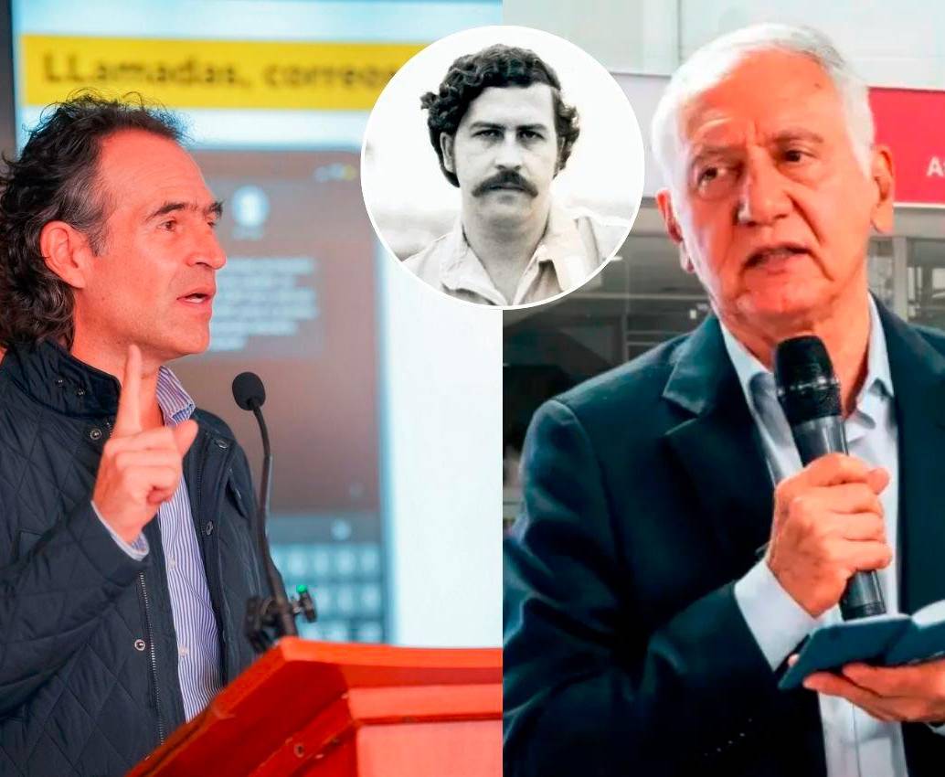 El alcalde de Medellín, Federico Gutiérrez, comparó al ministro de Salud, Guillermo Alfonso Jaramillo, con Pablo Escobar por sus declaraciones sobre la crisis de la salud. FOTOS: COLPRENSA Y CORTESÍA