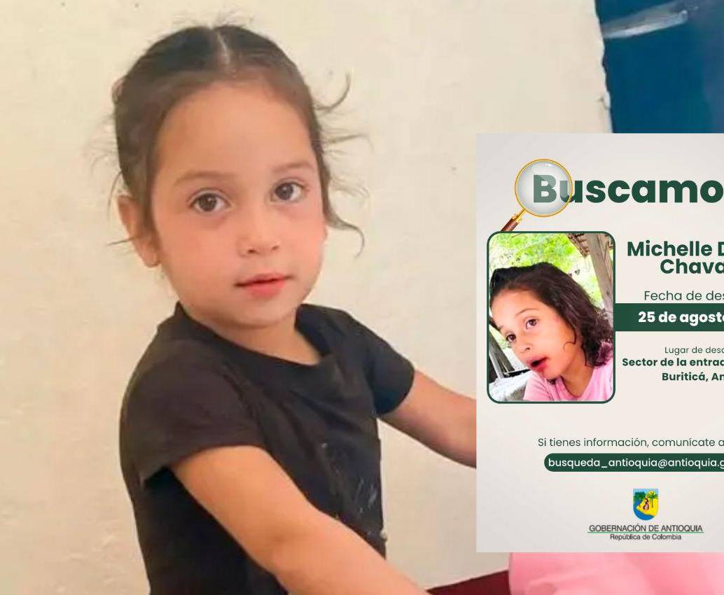 Michelle Dayana Henao Chavarría se encuentra desaparecida desde la mañana de este lunes y las autoridades no tienen pista sobre su paradero. FOTOS: CORTESÍA FAMILIA