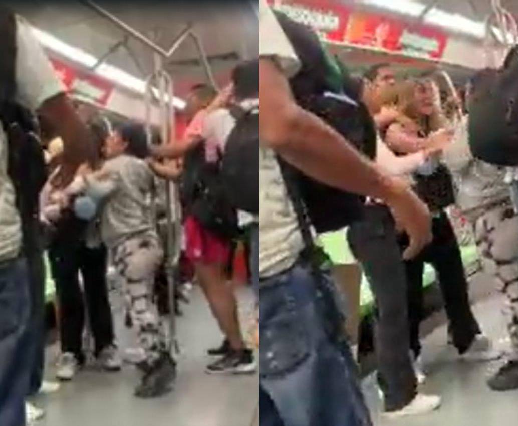 Según la denuncia, este altercado se presentó en la noche del pasado jueves en uno de los vagones, aunque sin especificar entre qué estaciones. Desde el Metro indicaron que no tuvieron reporte de la situación. FOTO: CORTESÍA TOMADA DE VIDEO