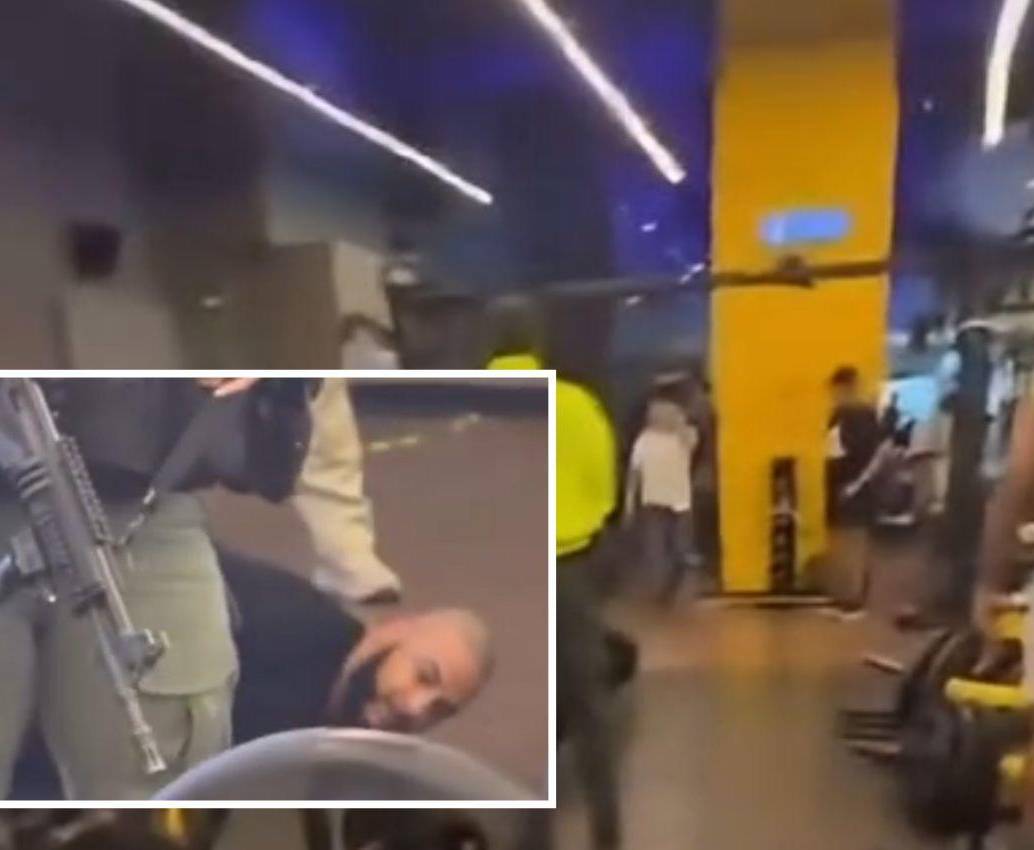 Agentes de la Dirección de Antinarcóticos de la Policía Nacional y la Interpol detuvieron al canadiense mientras se encontraba haciendo ejercicio en un gimnasio del barrio El Tesoro, en la comuna 14 (El Poblado). FOTO: CORTESÍA