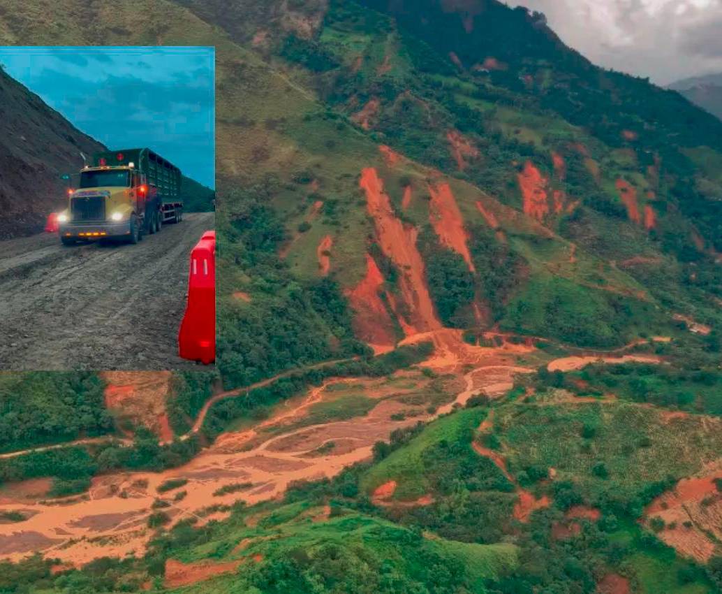 Por este sector de la Troncal del Café solo se permitirá el paso de vehículos cada tercer día y será para los de carga y organismos de socorro. Los demás deberán usar las rutas alternas. FOTO: Cortesía