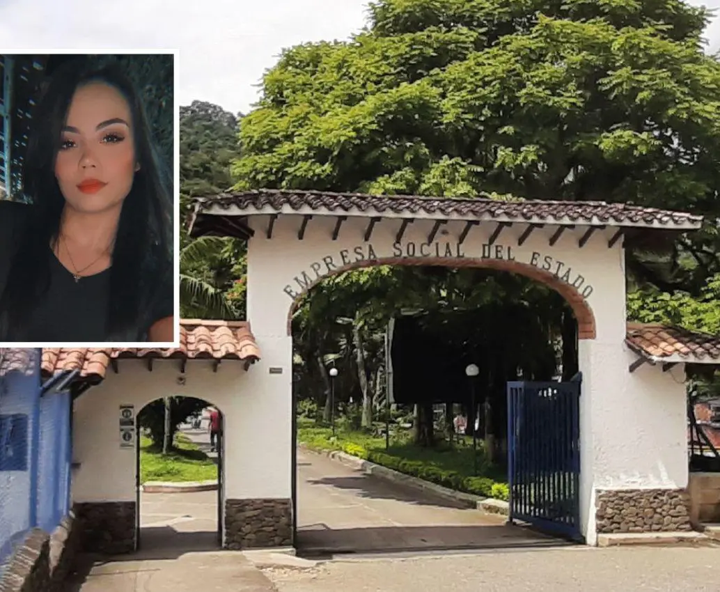 La enfermera Adriana Franco Rodríguez, de 29 años, era empleada del Hospital La Merced, de Ciudad Bolívar, Suroeste antioqueño, y su captura se produjo dentro del centro asistencial. FOTOS: CORTESÍA