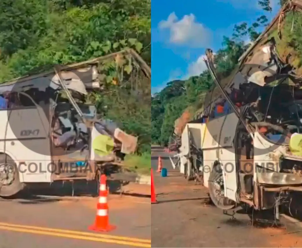 El bus fue extraído con el uso de grúas este fin de semana y ya se le están haciendo todos los peritajes para establecer qué ocurrió realmente en la madrugada del pasado domingo 14 de diciembre. FOTOS: Cortesía