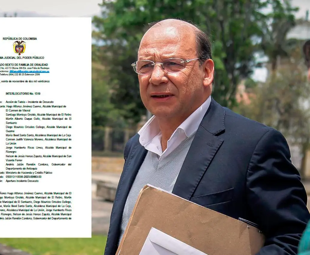 Pese a una acción de tutela, el ministro de Hacienda, Germán Ávila, se ha negado a entregar los recursos para el Área Metropolitana del Valle de San Nicolás y ahora se expondría a un arresto si no cumple con el desacato. FOTO: COLPRENSA