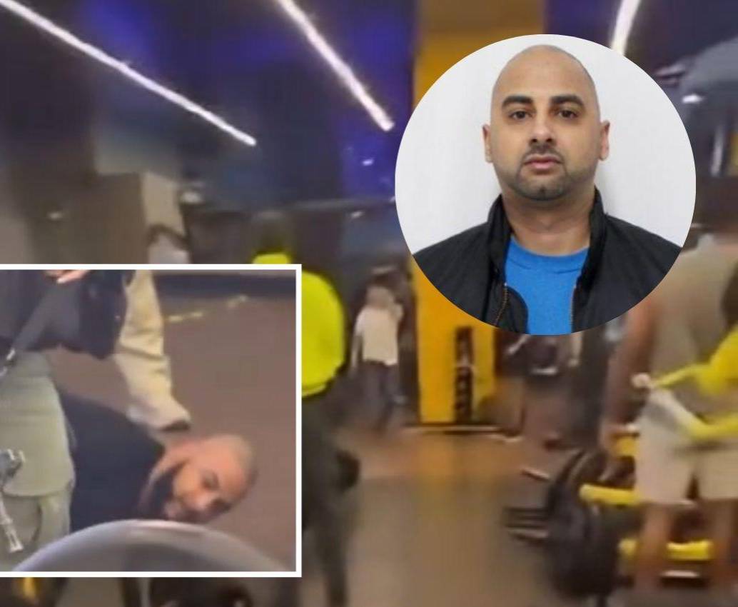 Agentes de la Dirección de Antinarcóticos de la Policía Nacional y la Interpol detuvieron al canadiense Arif Jhuman mientras se encontraba haciendo ejercicio en un gimnasio del barrio El Tesoro, en la comuna 14 (El Poblado). FOTO: CORTESÍA