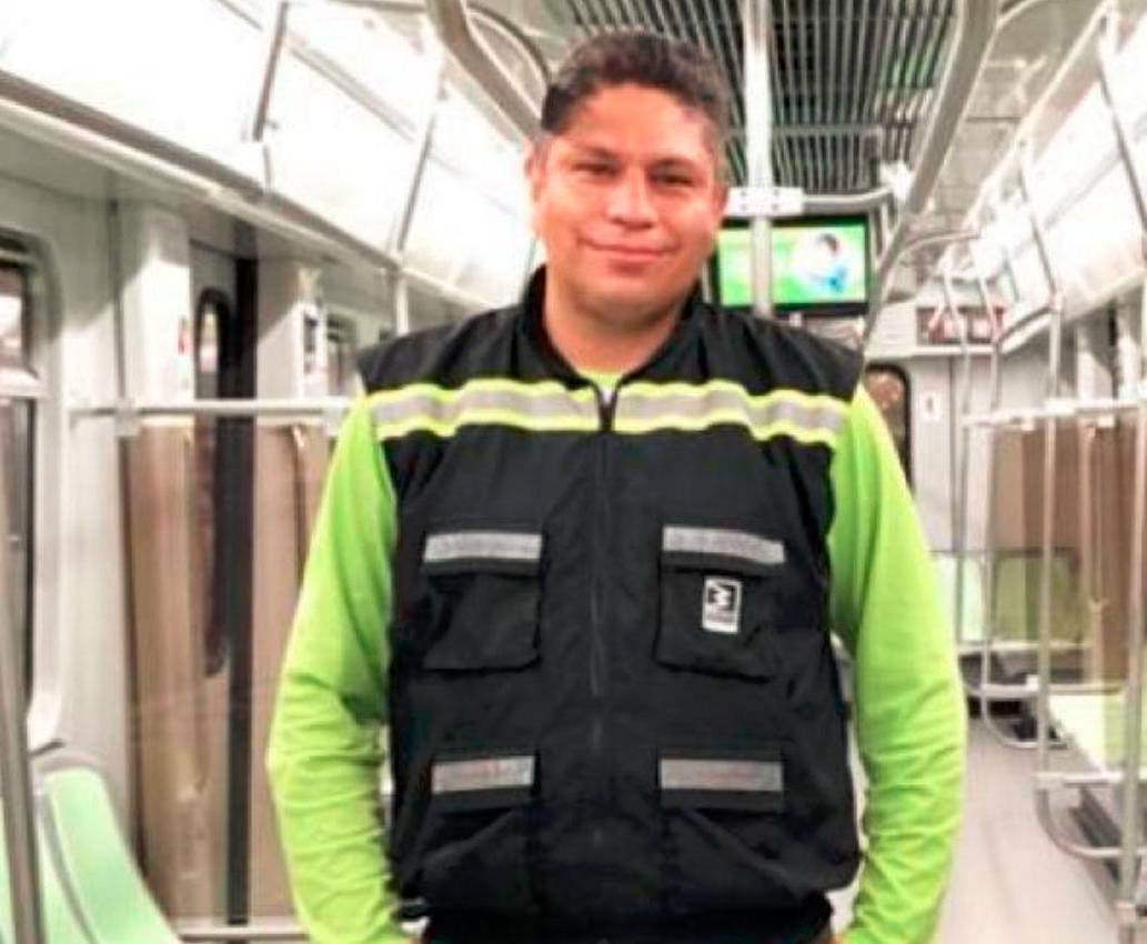 Diego Alejandro Vélez Jaramillo entregó 29 de los 47 años de su vida a trabajar en el Metro de Medellín en distintas áreas. FOTO: CORTESÍA