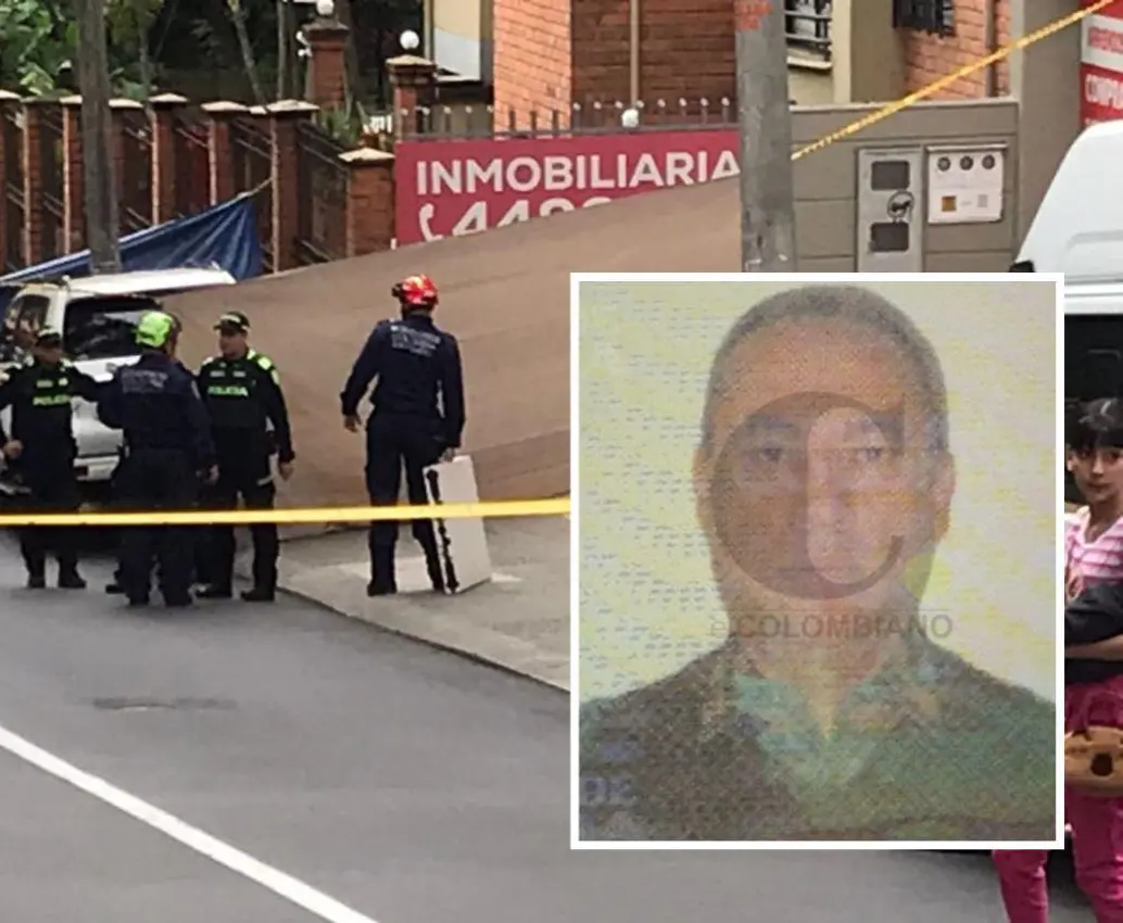 A Henry Ocampo Suaza, de 55 años, lo asesinaron cuando se había bajado de su carro para dejar un electrodoméstico que se le había dañado. Lo venían siguiendo desde el Centro Comercial El Tesoro, donde había estado en un gimnasio. FOTOS: <b>LAURA ROSA JIMÉNEZ VALENCIA Y CORTESÍA</b>