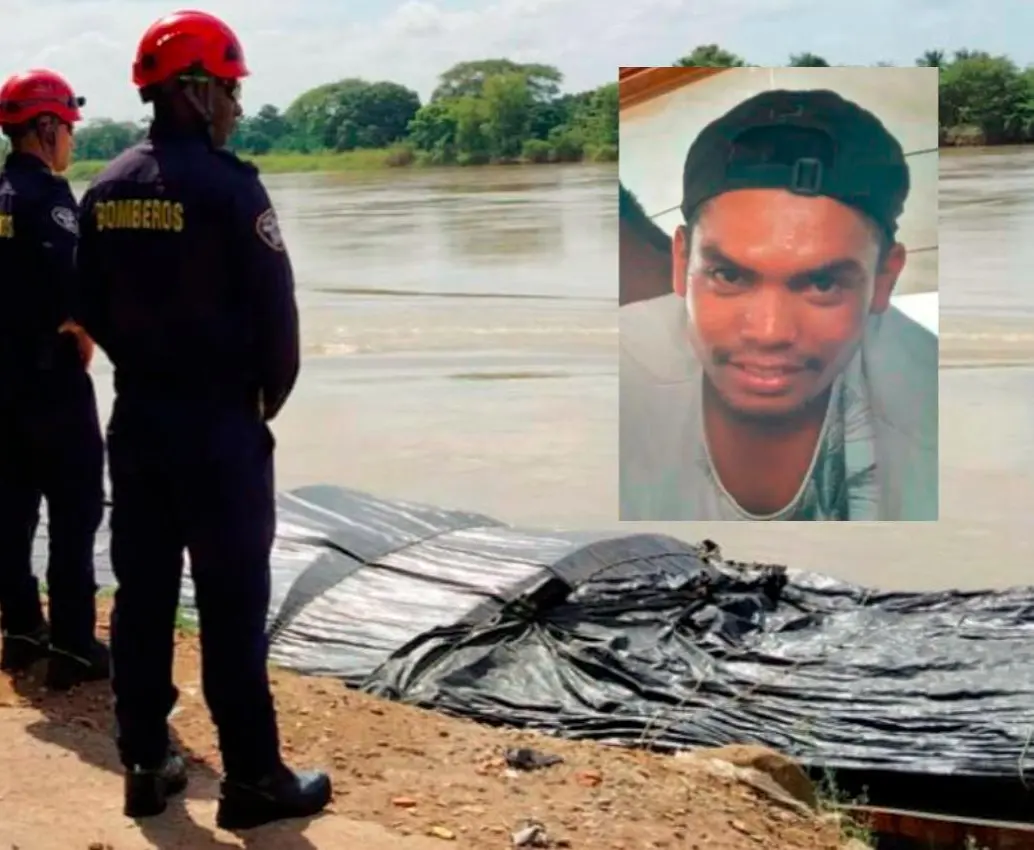 A Carlos Alonso Jiménez Rodríguez (detalle), de 26 años, lo encontraron sin vida en la tarde de este jueves en las aguas del río Cauca, a la altura del corregimiento Palomar, de Caucasia. Estaba desaparecido desde el martes, tras un accidente en el afluente. FOTOS: CORTESÍA