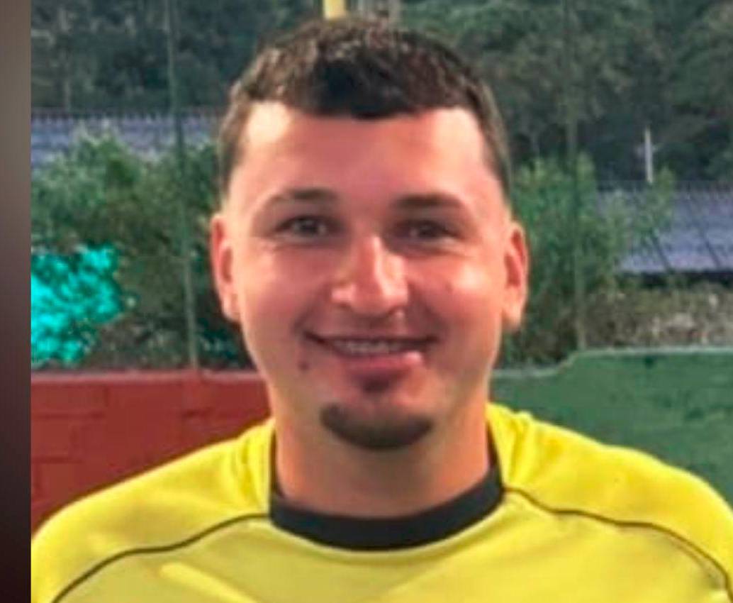 Andrés Felipe Herrera Quiroz, de 27 años, era un reconocido futbolista y árbitro tanto en salón como en grama en el Suroeste antioqueño. FOTO: CORTESÍA