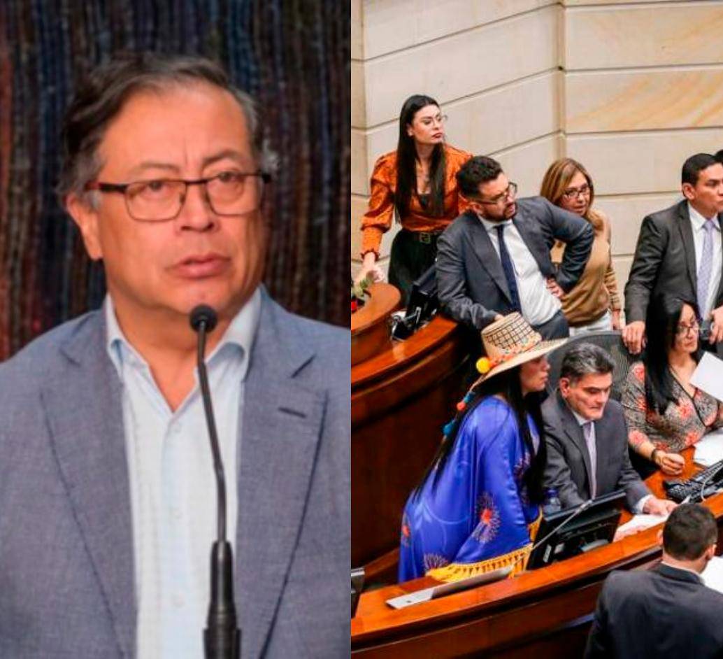 El Gobierno Petro y su bancada siguen sin poder sacar adelante la reforma pensional en el Congreso. FOTO: Colprensa