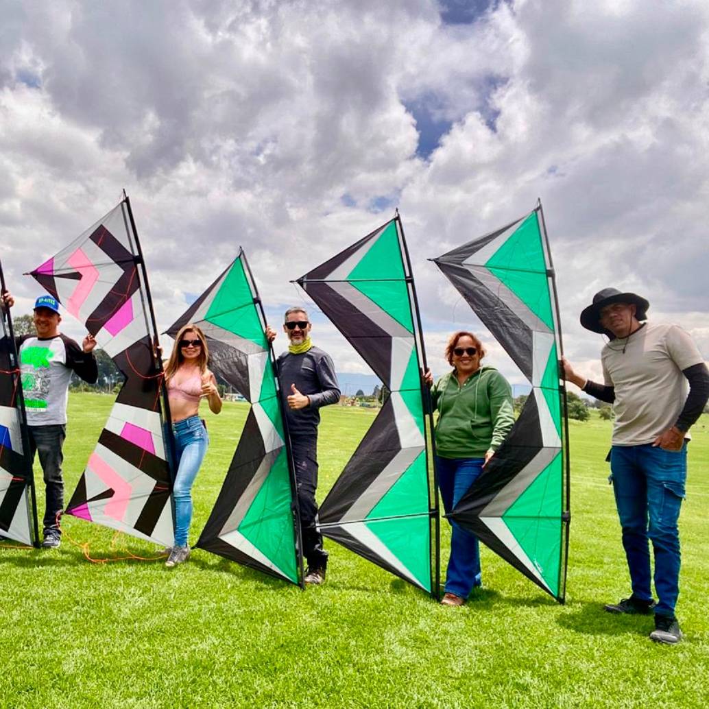 En este momento hay 90 deportistas afiliados a la Colombian KiteFliers Association (CKFA). FOTO: Cortesía