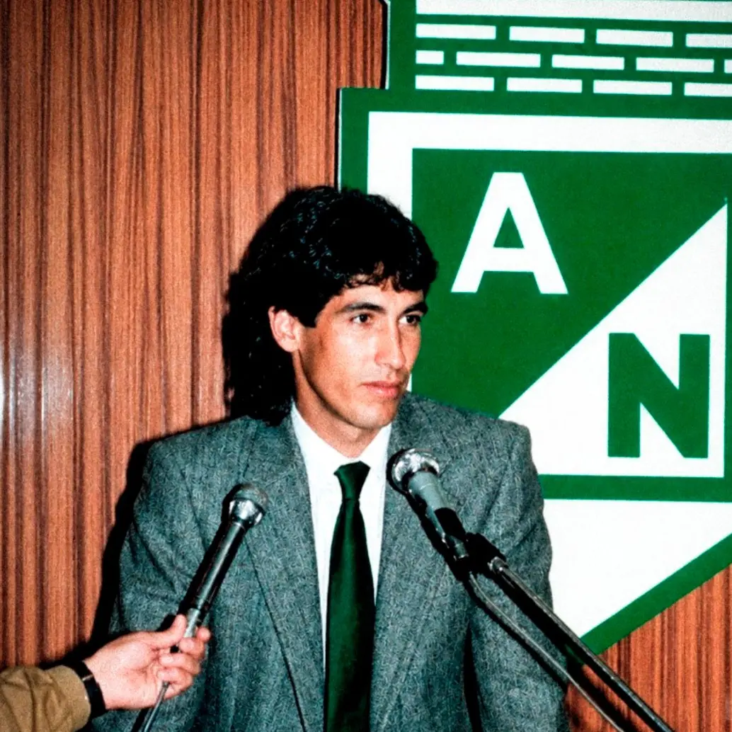 Andrés Escobar en una conferencia de prensa. FOTO: <b>Instagram Nacionaloficial</b>