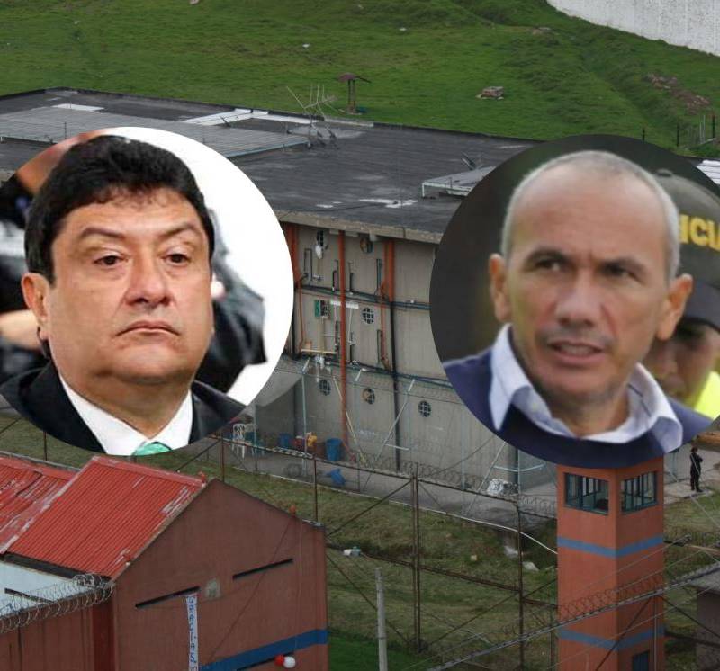 ‘Kiko’ Gómez y ‘Marquitos’ Figueroa. Fotos: Colprensa e Inpec