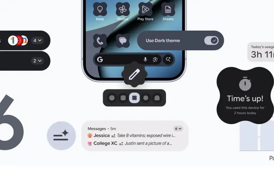 Android 16 ya está disponible en dispositivos Pixel con resúmenes inteligentes de notificaciones y controles parentales protegidos por PIN. FOTO cortesía Google