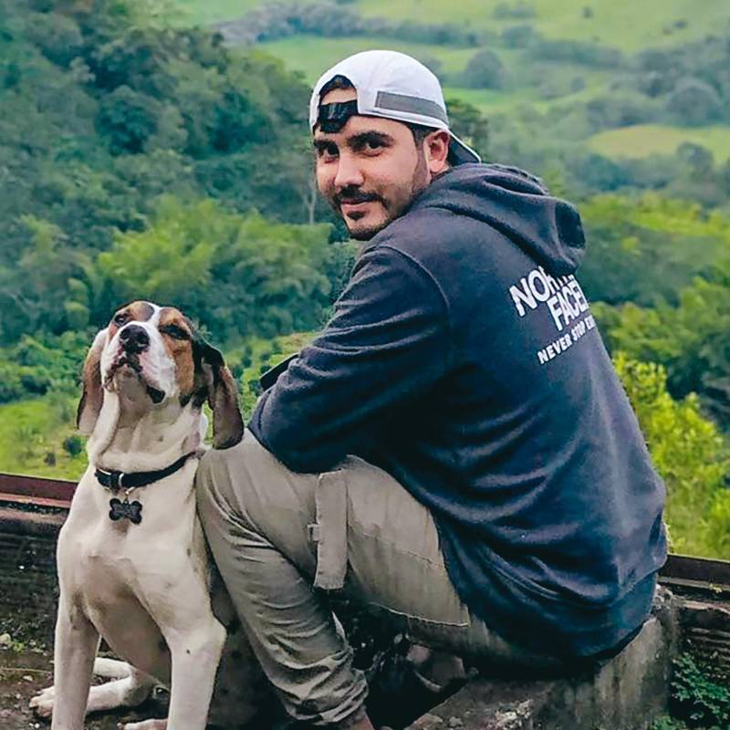 Andrés Camilo Peláez Yepes trabajaba como ingeniero en una firma contratista del proyecto de Hidroituango, cuando desapareció durante la madrugada del lunes 4 de abril de 2022. FOTO Cortesía
