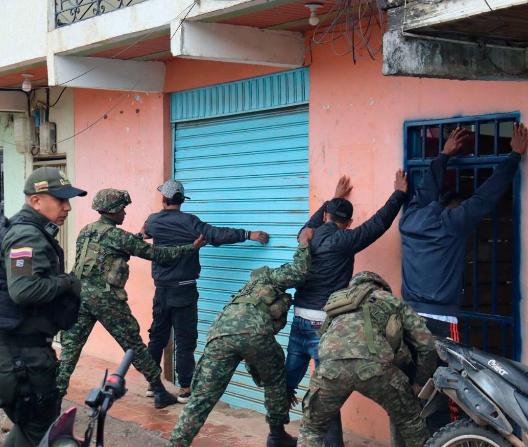 En la Operación Justicia fueron detenidos 35 sospechosos del secuestro, de los cuales ya fueron liberados 13. FOTO: CORTESÍA EJÉRCITO.