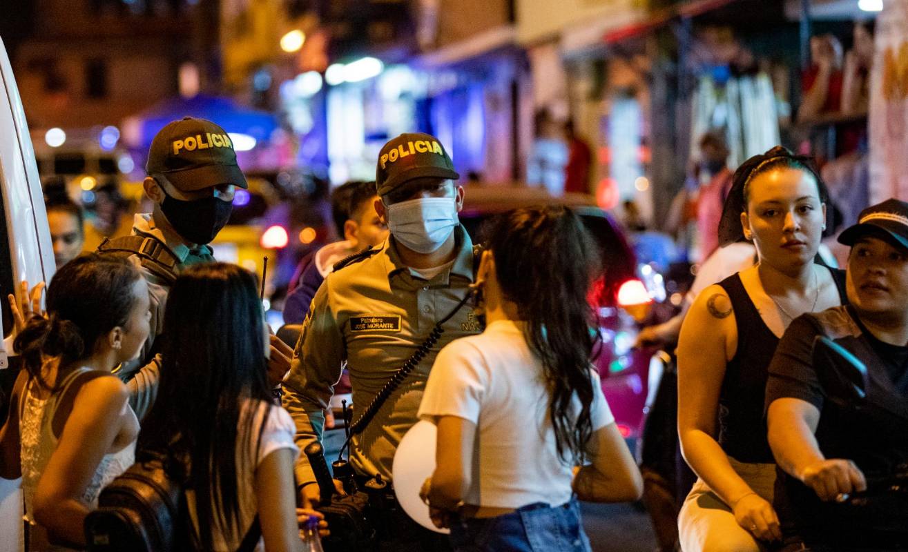 Otro momento de la protesta ciudadana en Santa Cruz. FOTO: Jaime Pérez