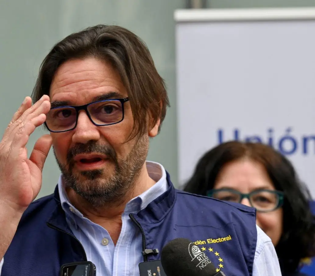 José Antonio de Gabriel, jefe adjunto de la Misión de Observación Electoral de la Unión Europea. Foto: AFP