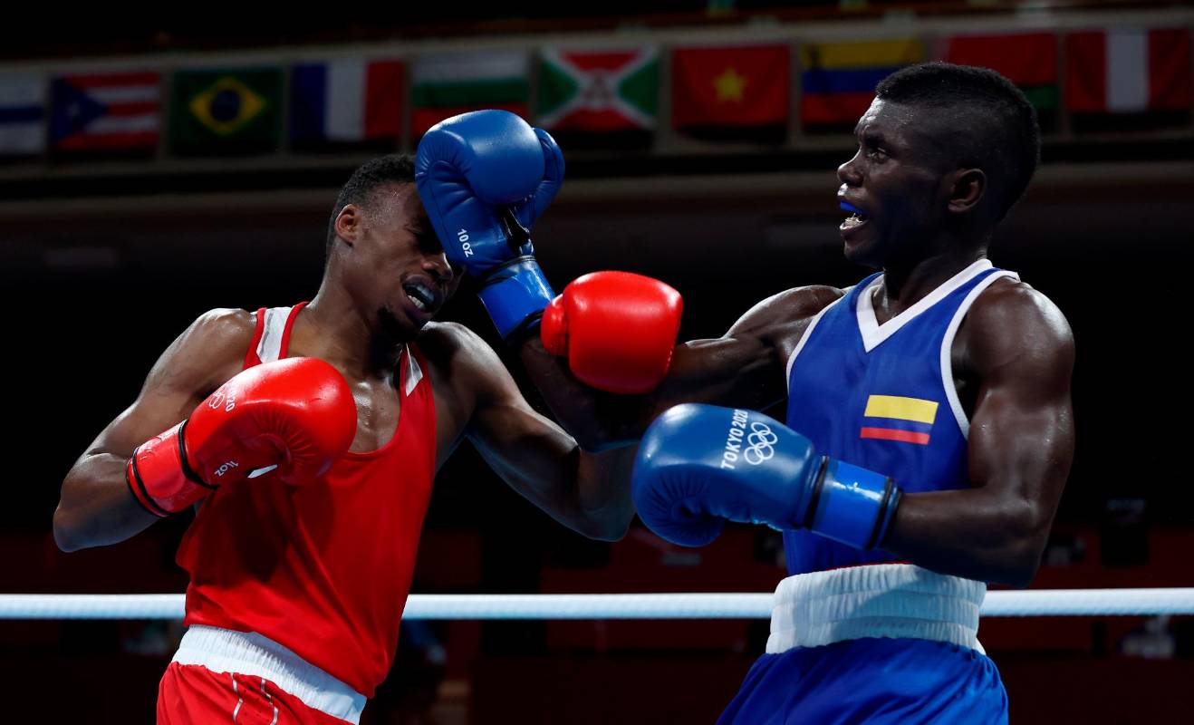 Yuberjen ganó primera pelea y avanzó en el boxeo olímpico, la segunda pelea del colombiano será este sábado. Foto Getty