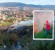 Con trapos y una manguera comunidad intentó apagar incendio en la 13/FOTOS: REDES SOCIALES