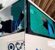 Esta es la primera imagen que se conocer del estado en el que quedó el bus del cuadro verde en Cúcuta. FOTO : Captura de video